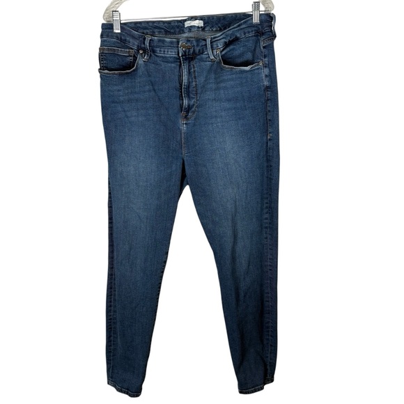 Good American Denim - Good American Skinny High Waisted Rise Women’s 18 Blue615 Denim Jeans Stretchy